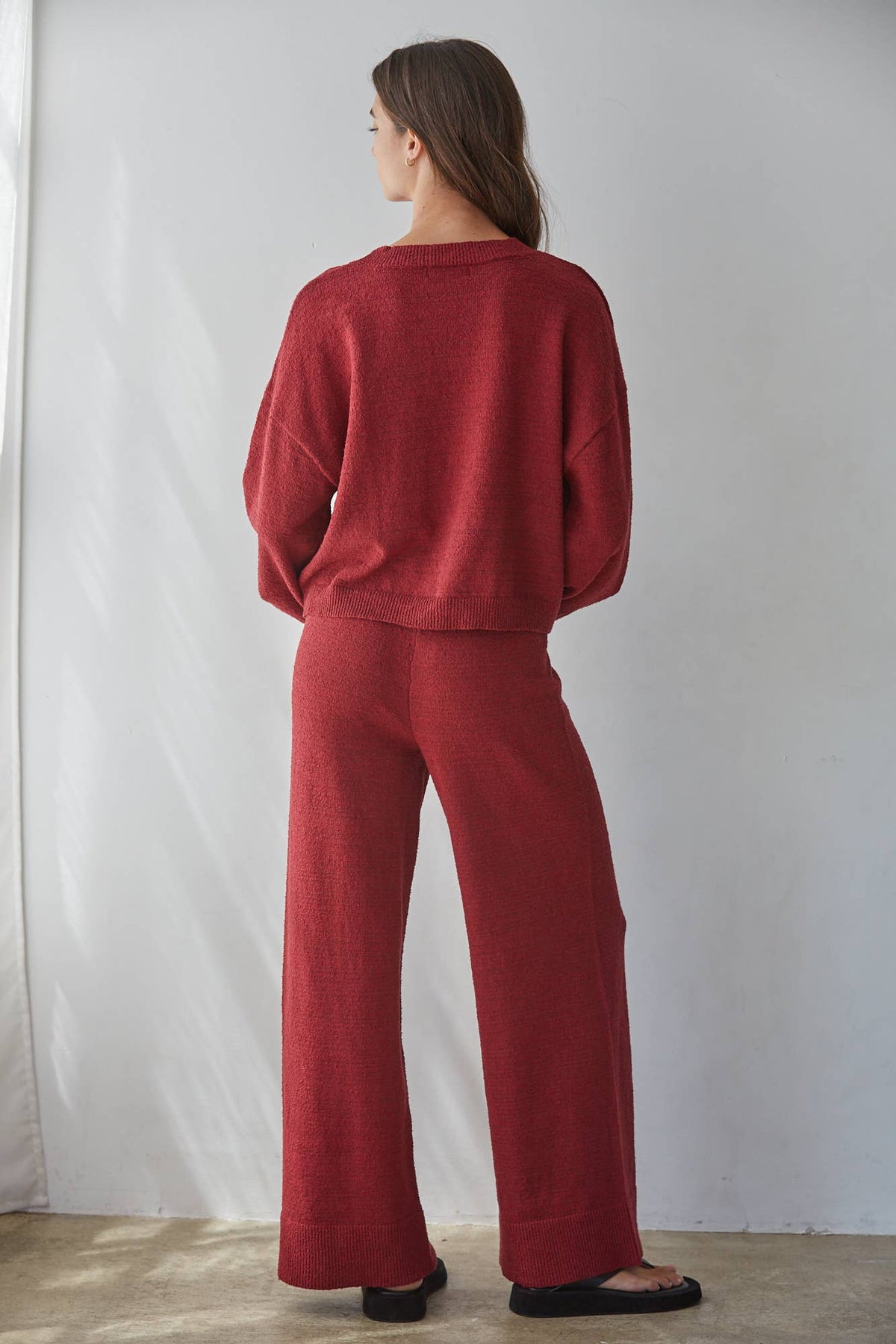W1634T2 | Knit Sweater Long Sleeve Pullover