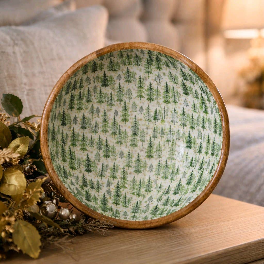 Christmas Tree Bowl 10in
