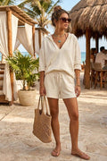 Cozy Lounge Hoodie & Shorts Set