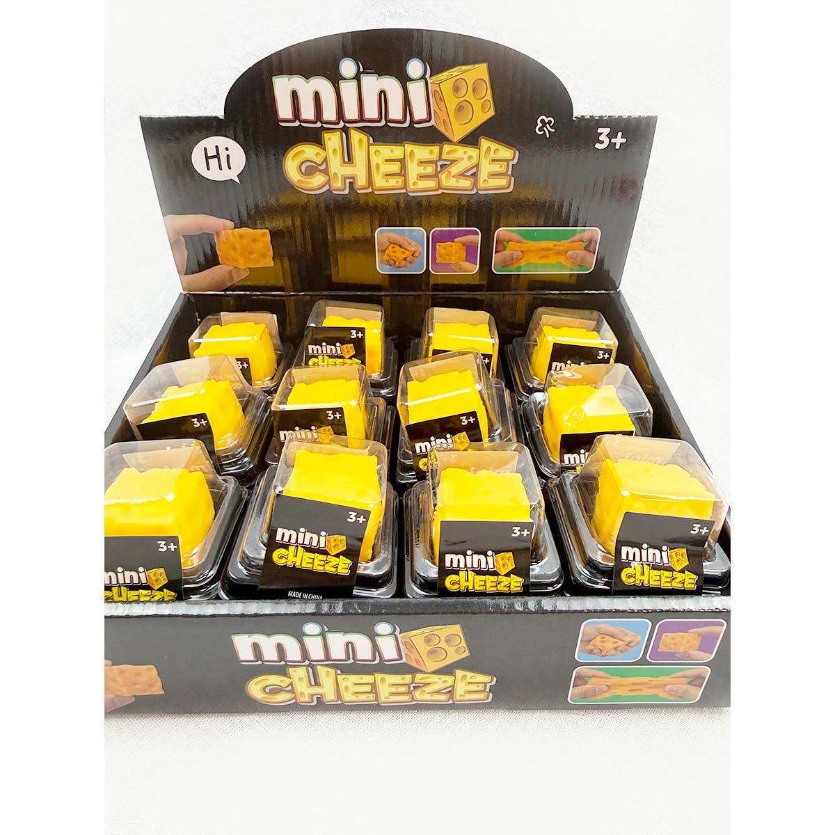 Mini Cube Cheese Squishy Toy