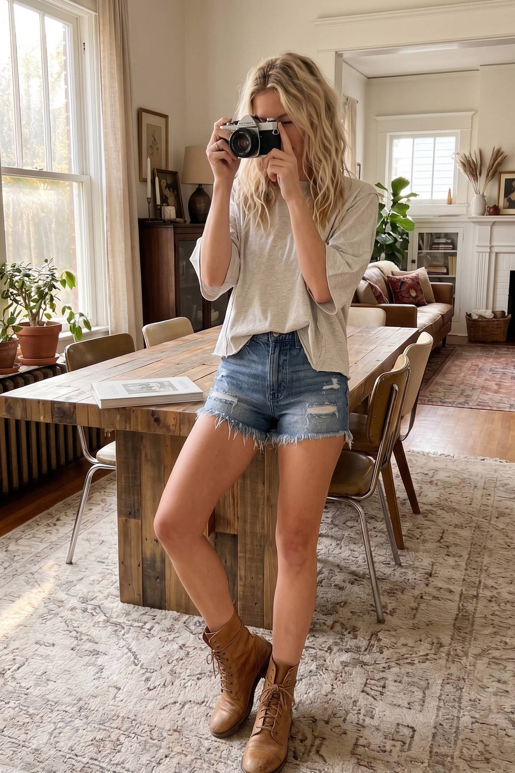 Cotton Oversized Tee