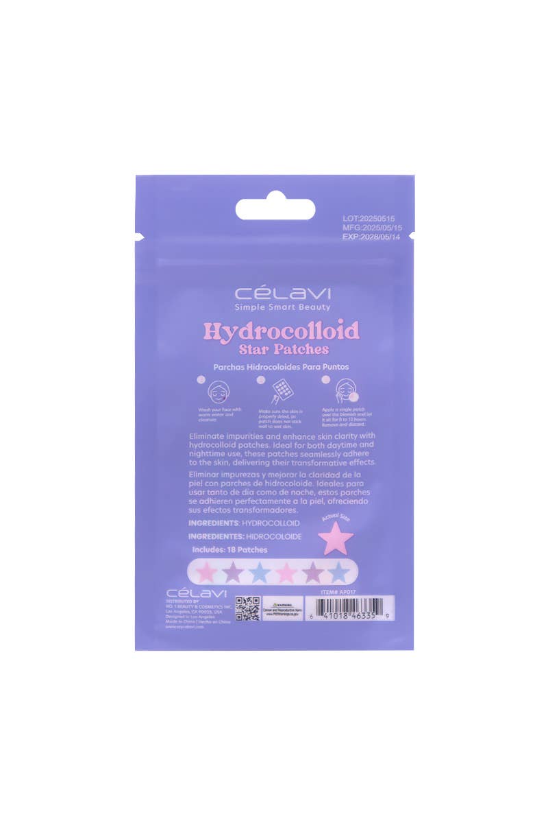 Hydrocolloid Spot Patches - Star