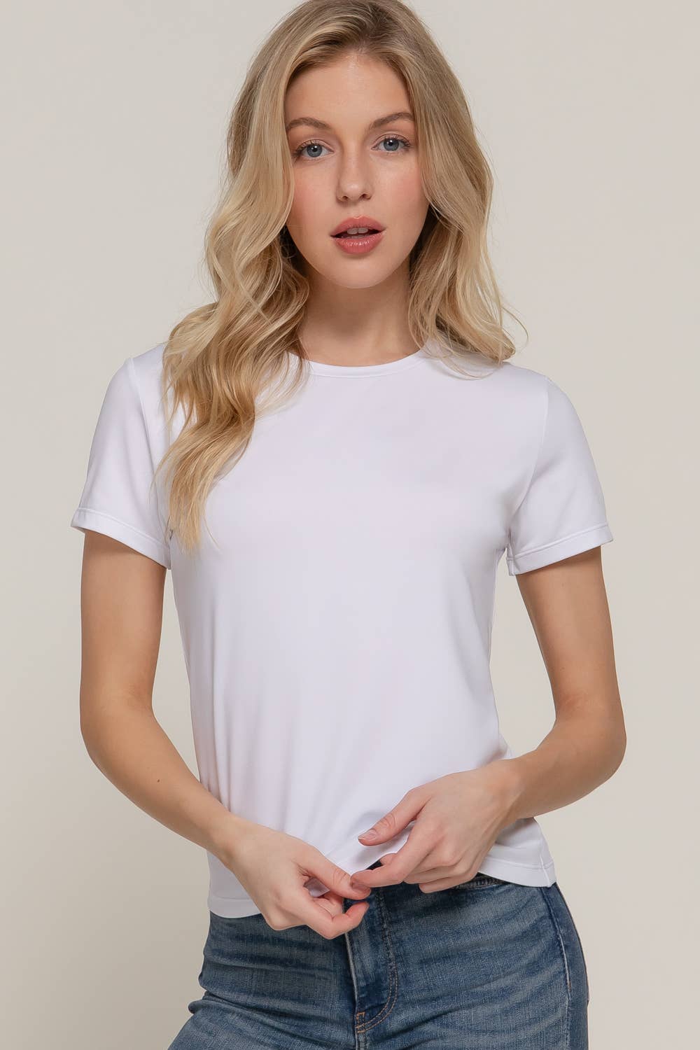 Round Neck Knit Top