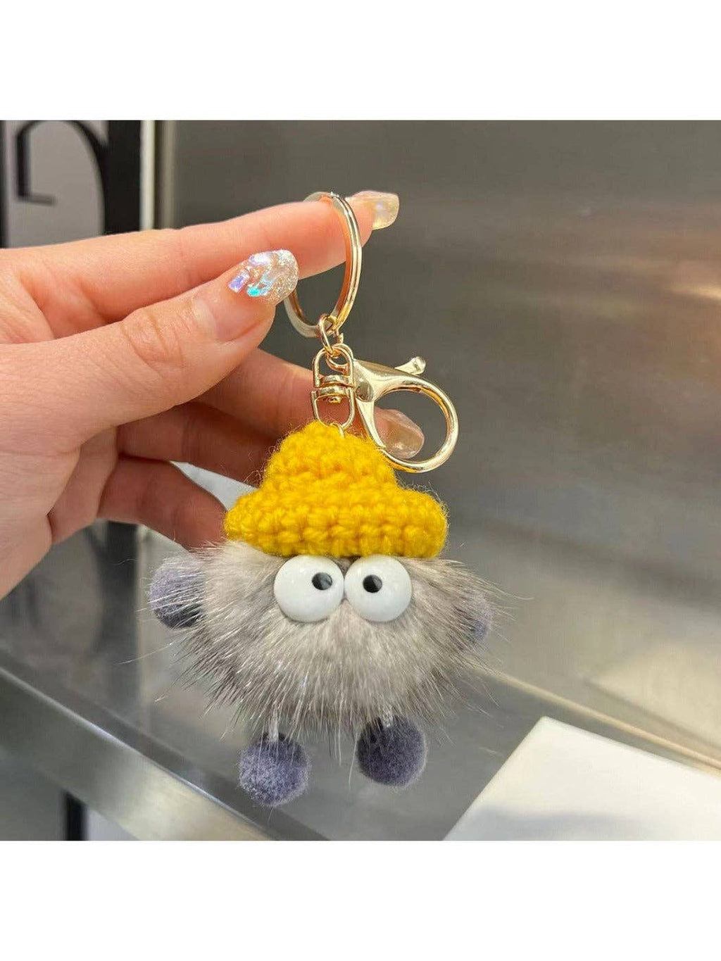 Adorable Soot Ball Plush Keychain