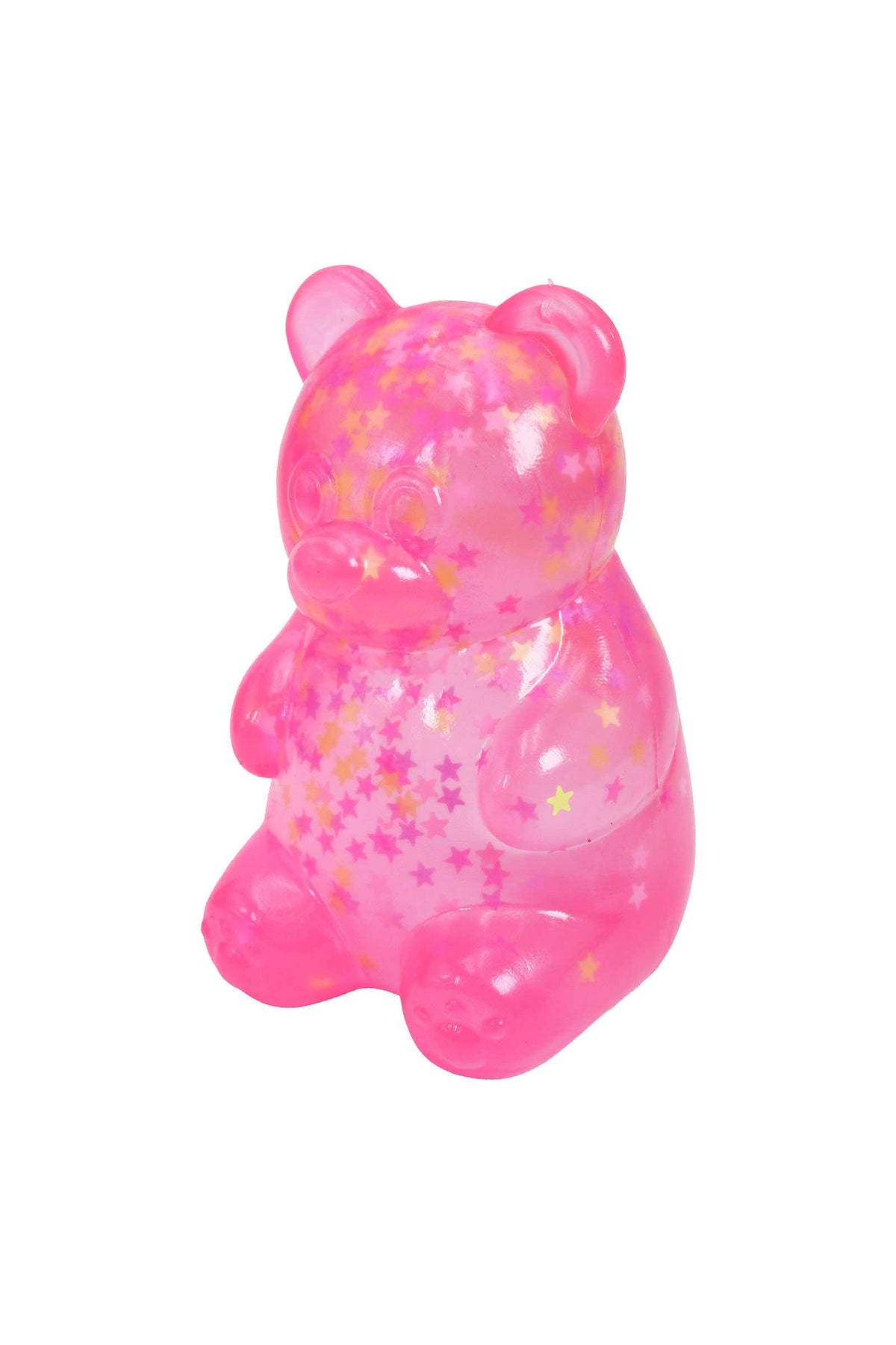 Star Confetti Teddy Bear Thick Maltose Putty Filled Squishy
