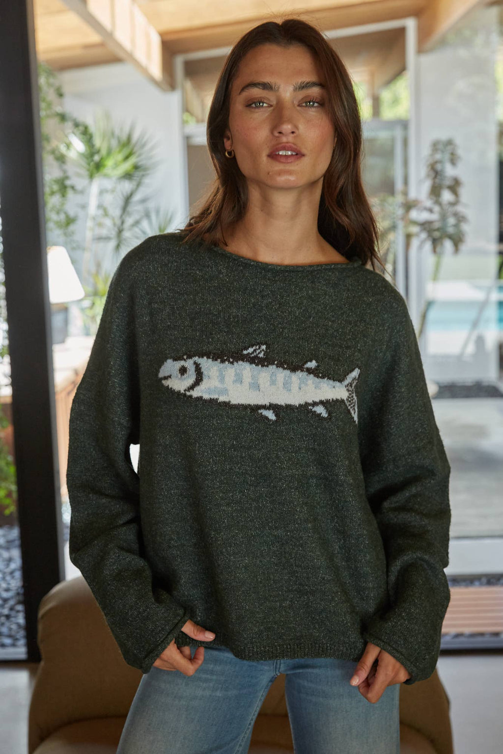 Knit Fish Sweater