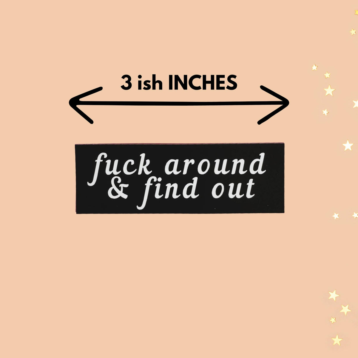 Fuck Around And Find Out Funny Adult Sticker