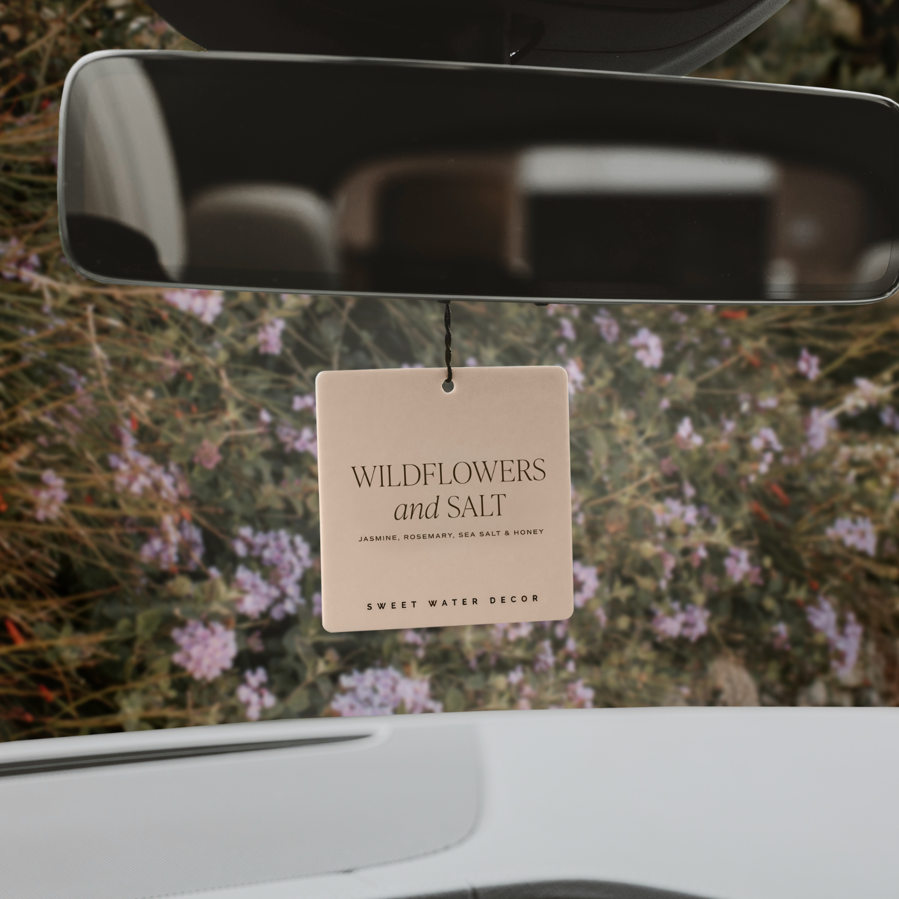 Wildflowers and Salt Hanging Air Freshener - Home Decor