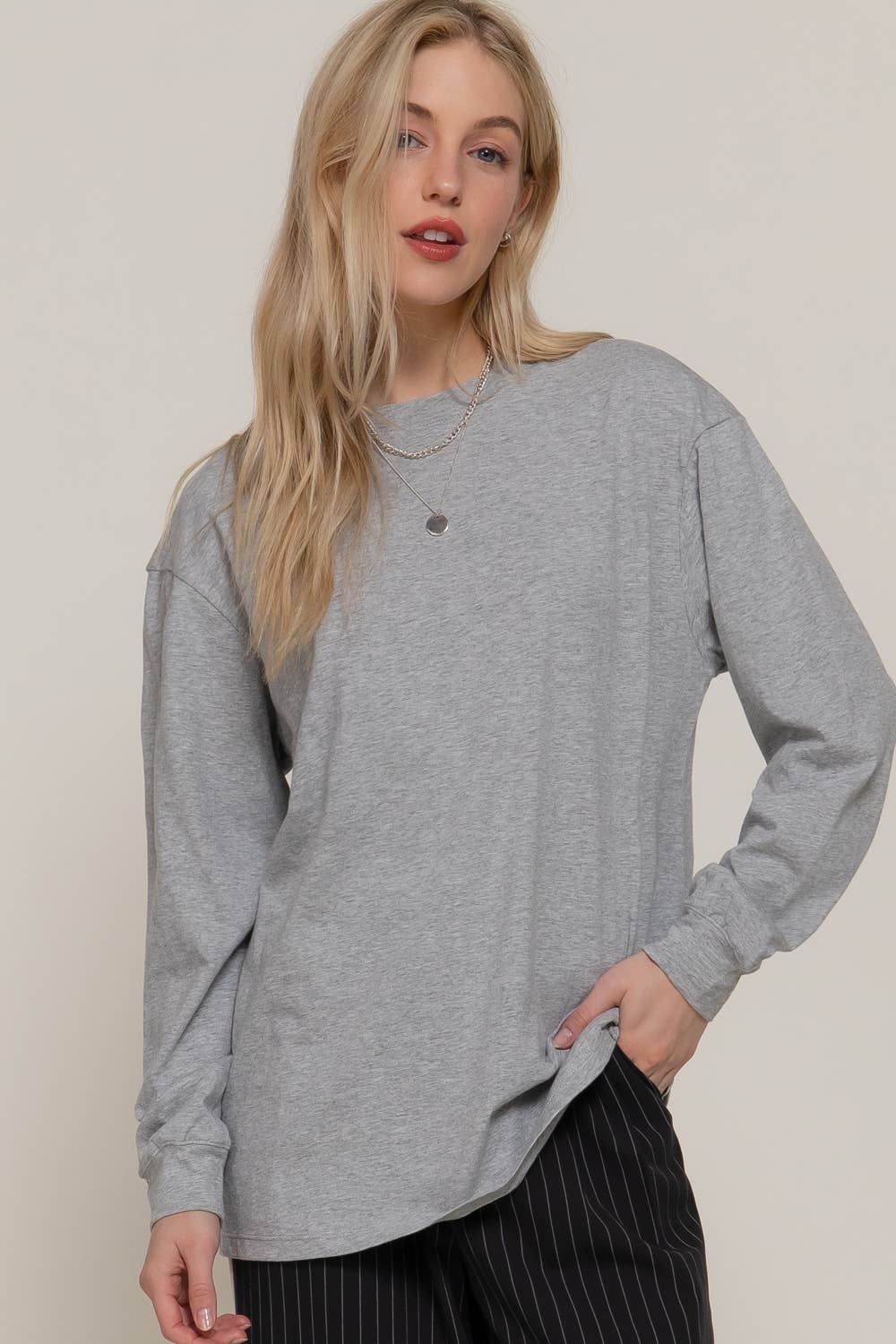 Long Sleeve Cotton Tee