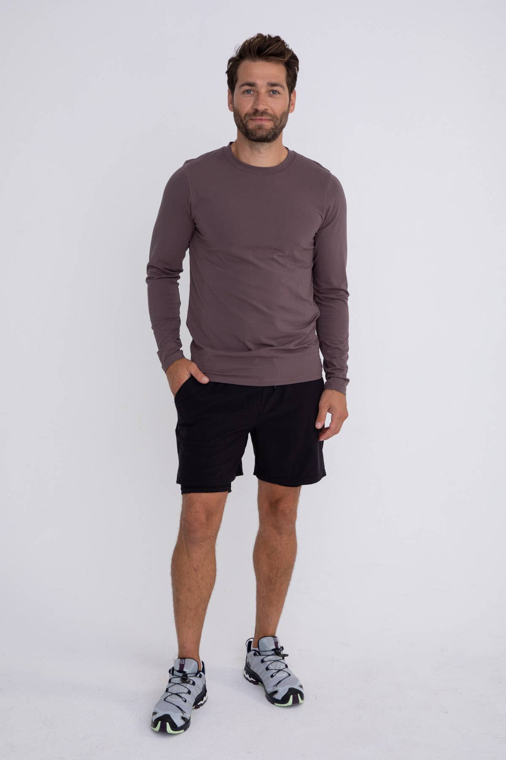 Pima Cotton Blend Long Sleeve