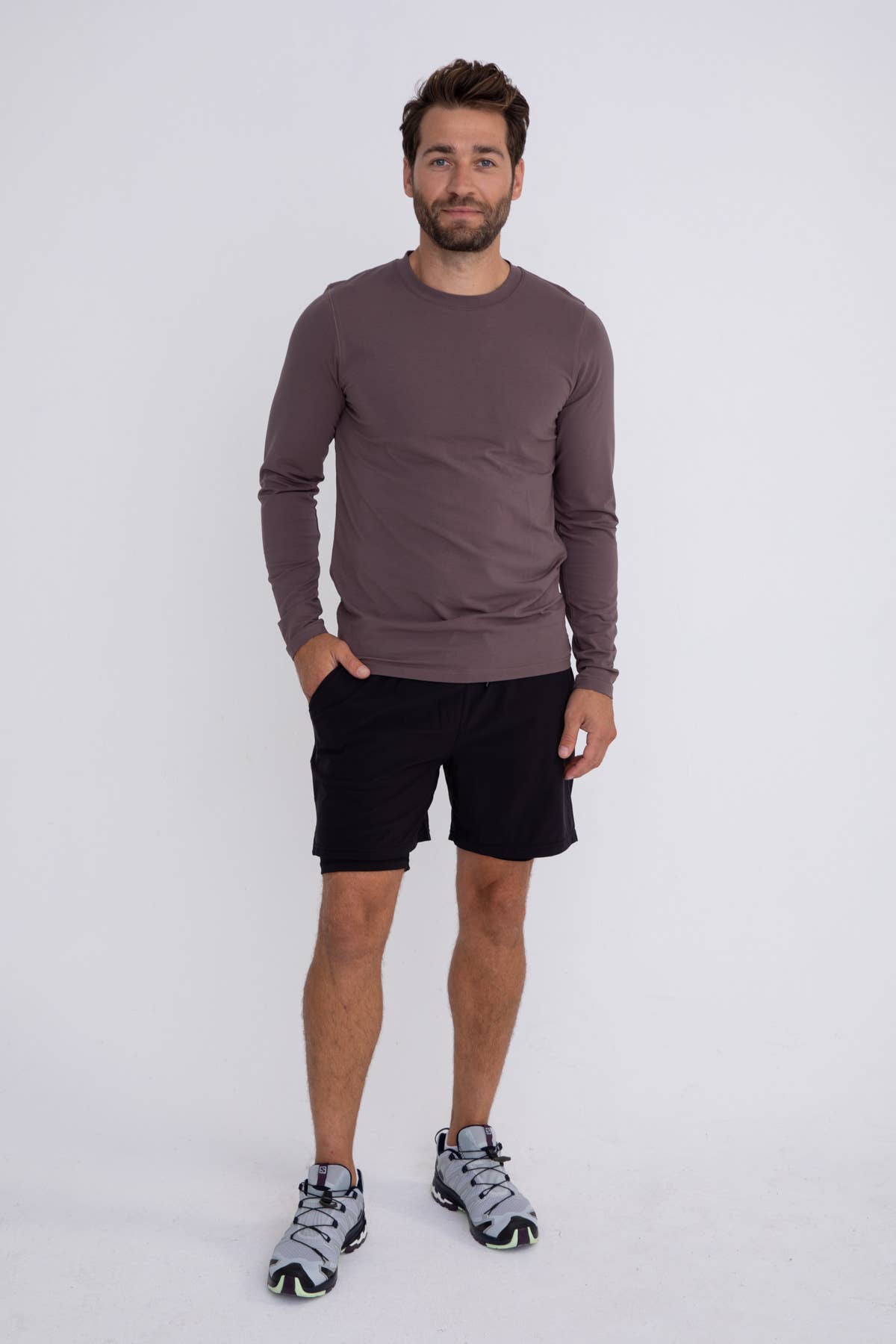 Pima Cotton Blend Long Sleeve