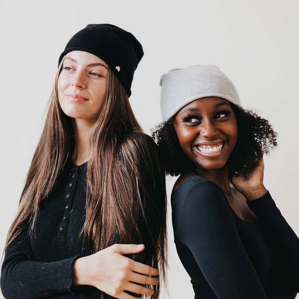 Rolled Edge, Cashmere Beanie Wholesale