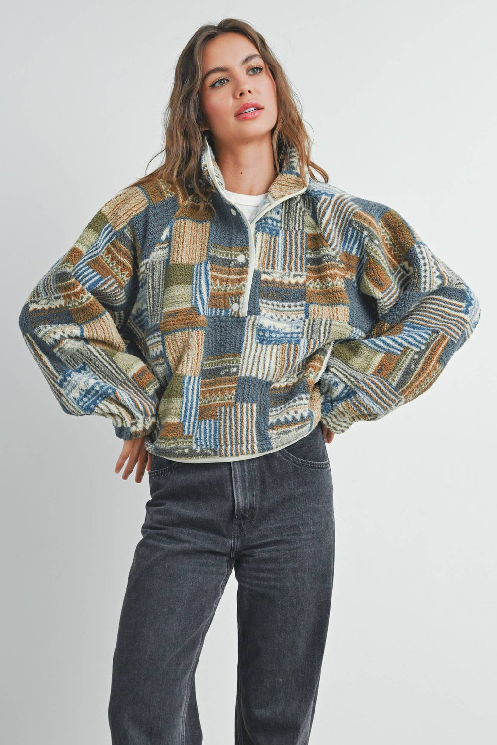 Patchwork Sweatshirt