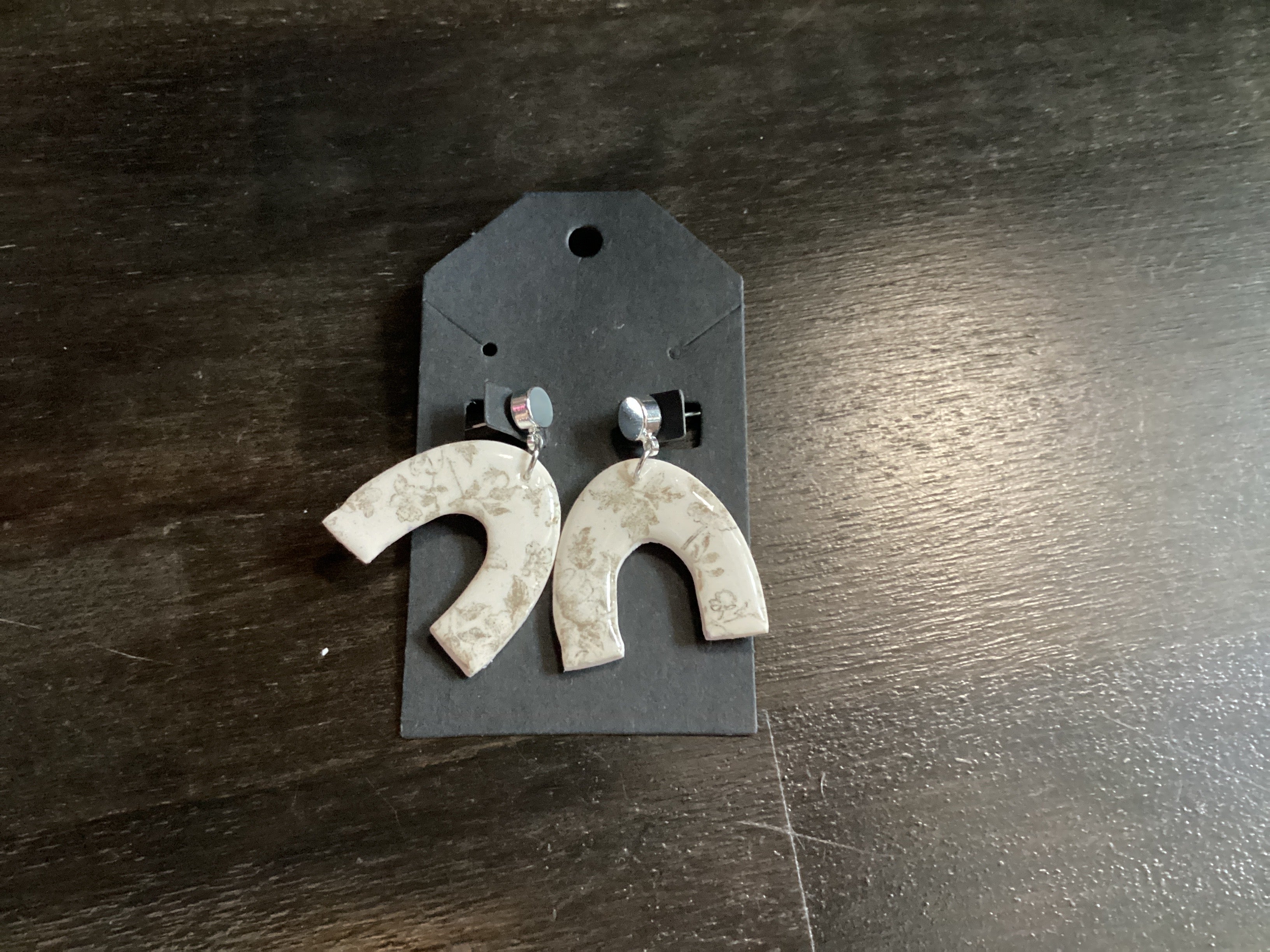 Handcrafted Clay & Resin Earrings by Quinn & Clay