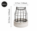 Iron Lantern Candle Holder