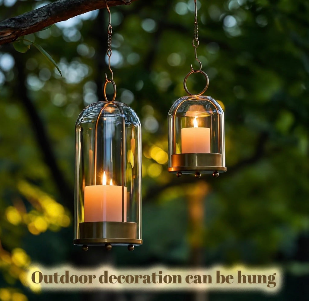 Elegant Glass Lantern (indoor/outdoor)