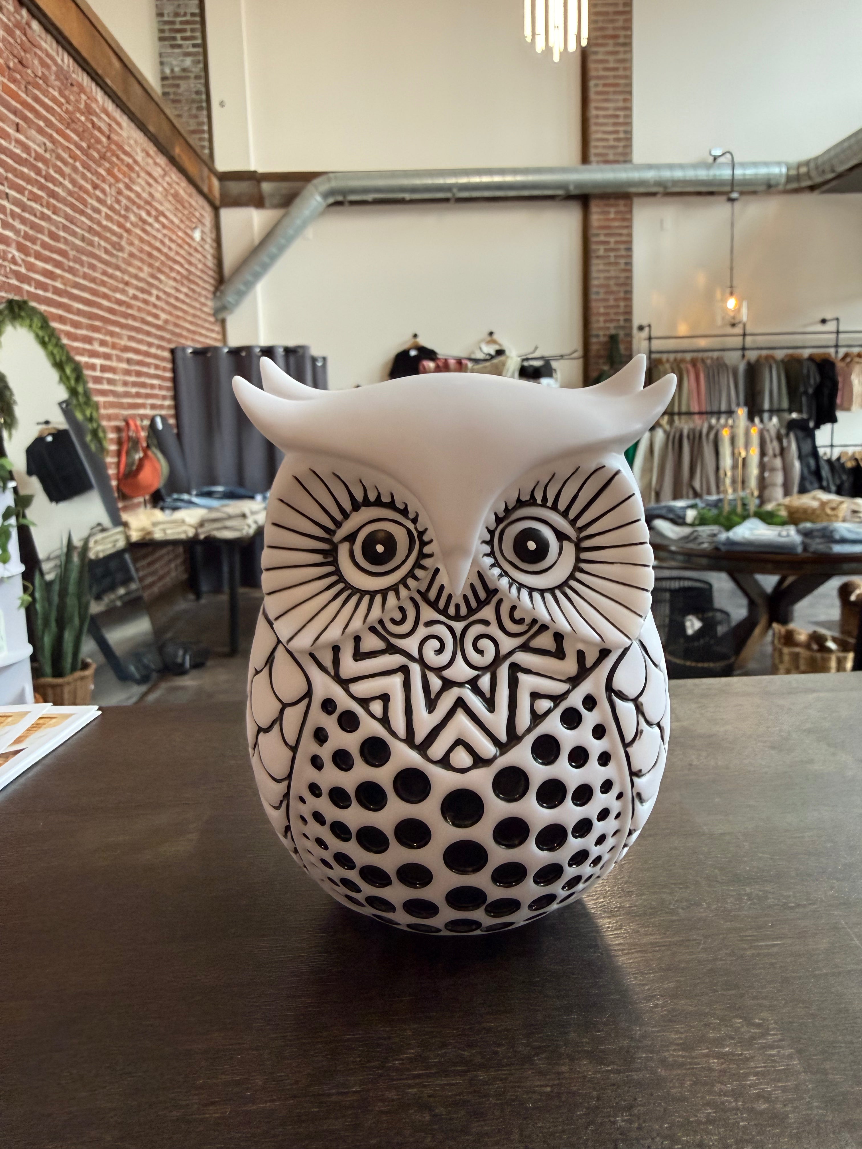 Modern Ceramic Owl