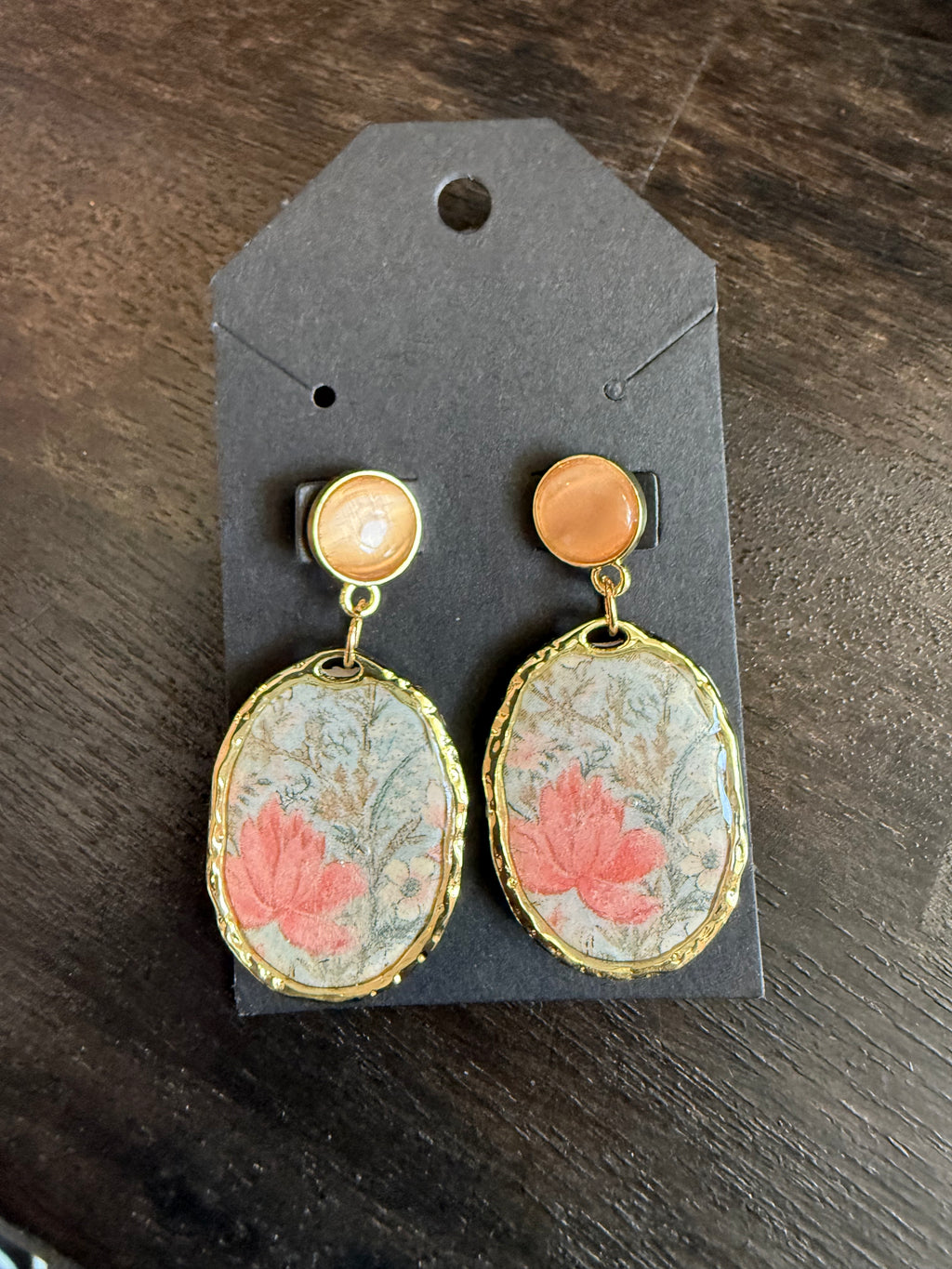 Handcrafted Clay & Resin Earrings by Quinn & Clay