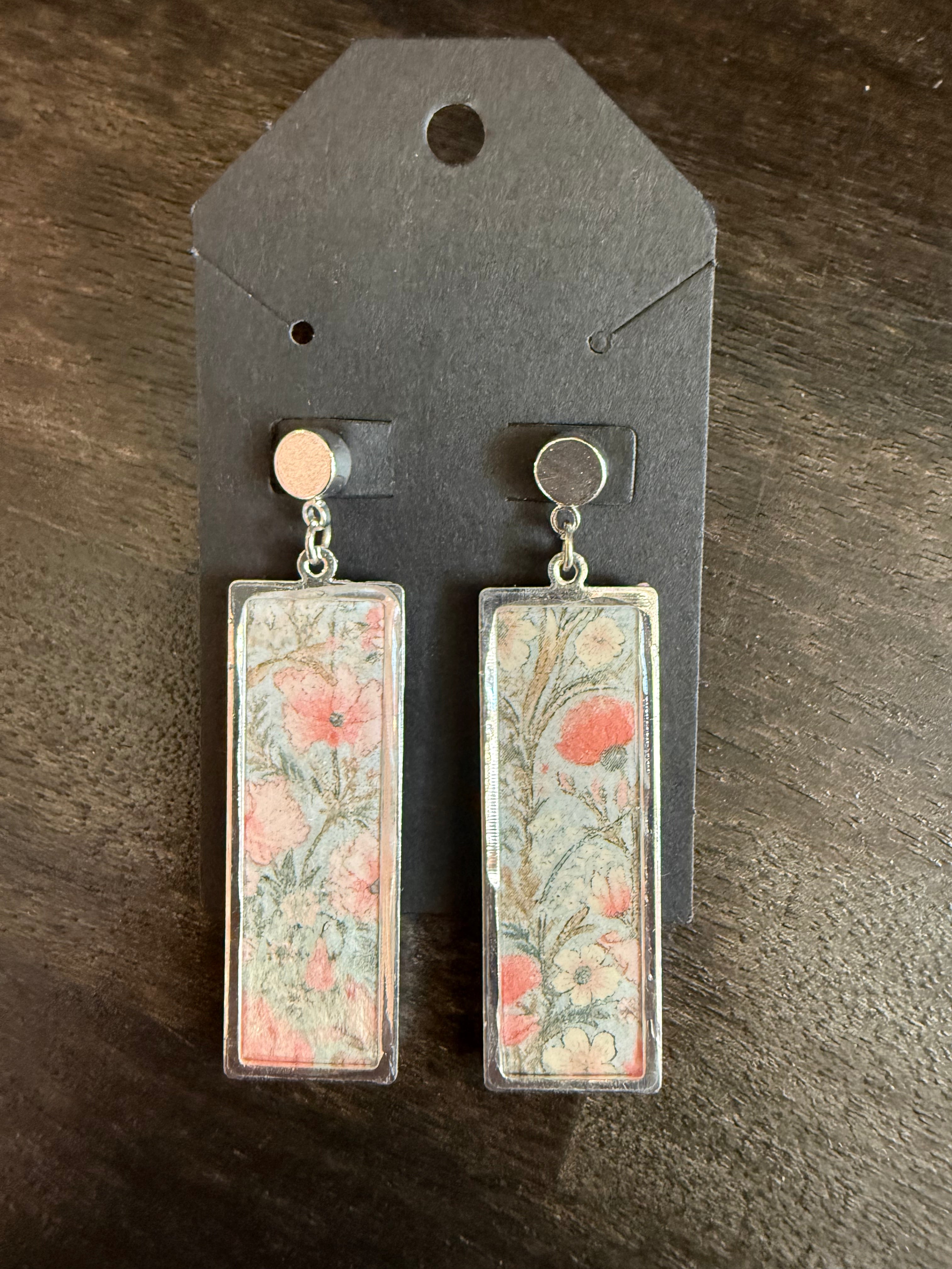 Handcrafted Clay & Resin Earrings by Quinn & Clay