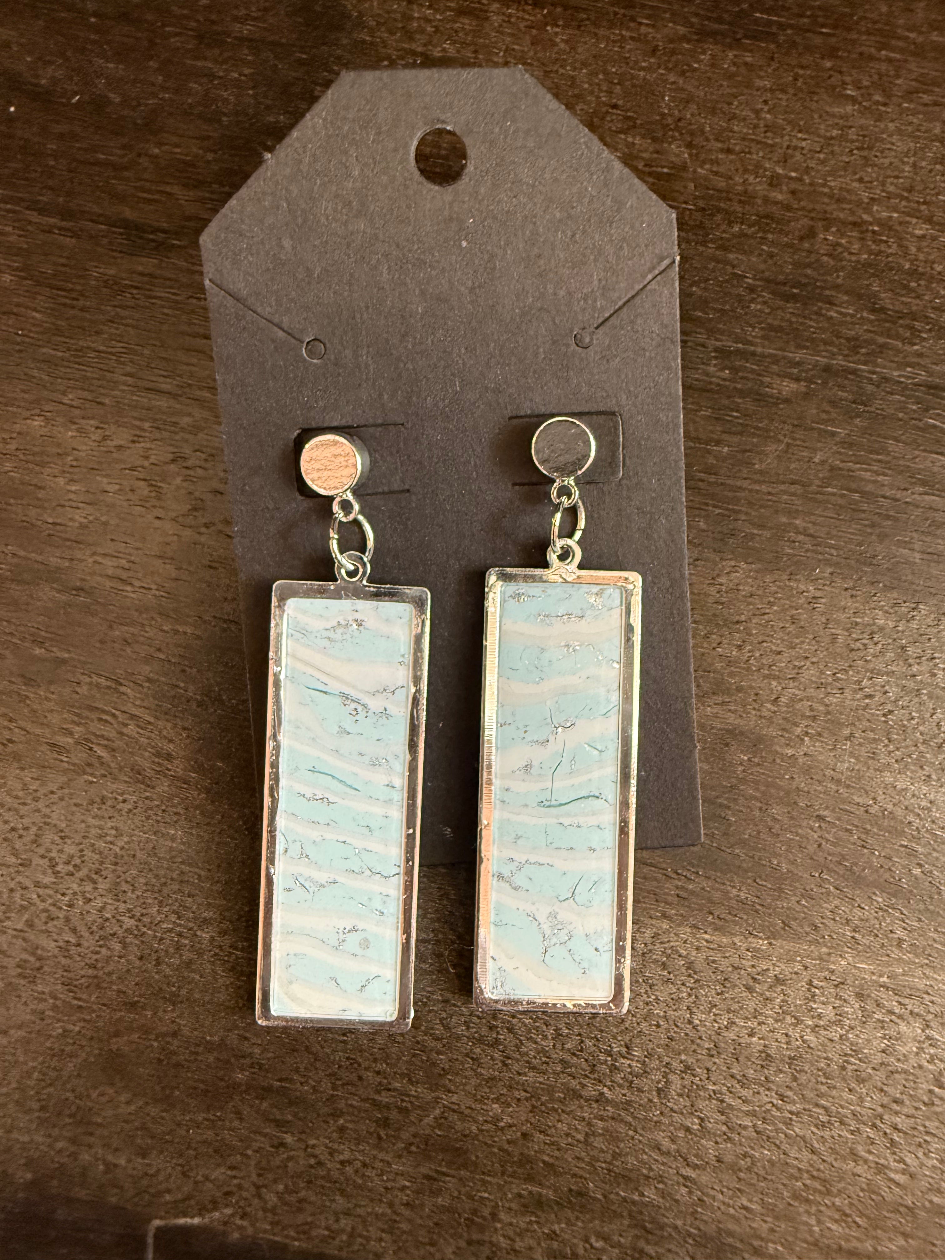 Handcrafted Clay & Resin Earrings by Quinn & Clay