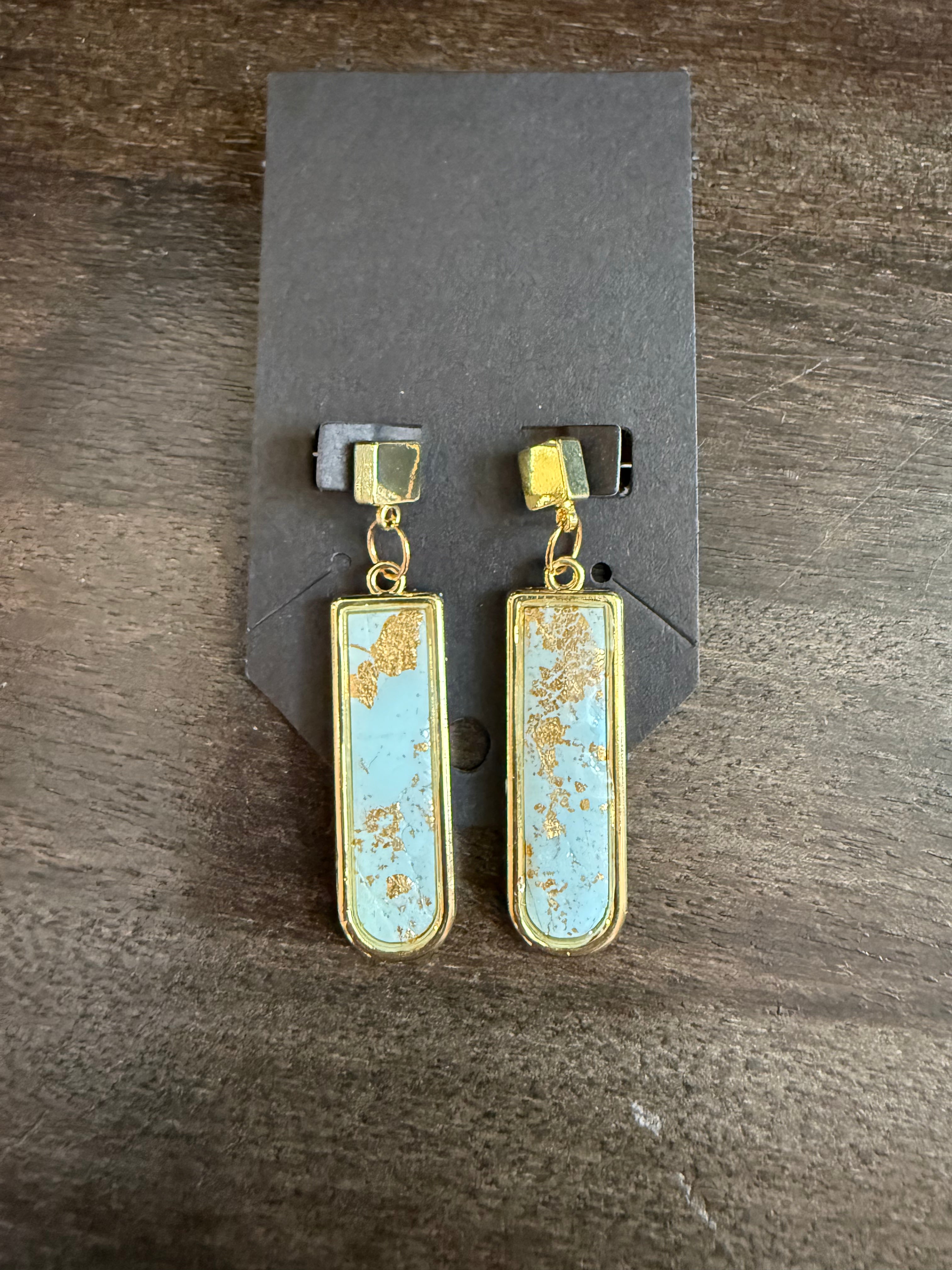 Handcrafted Clay & Resin Earrings by Quinn & Clay