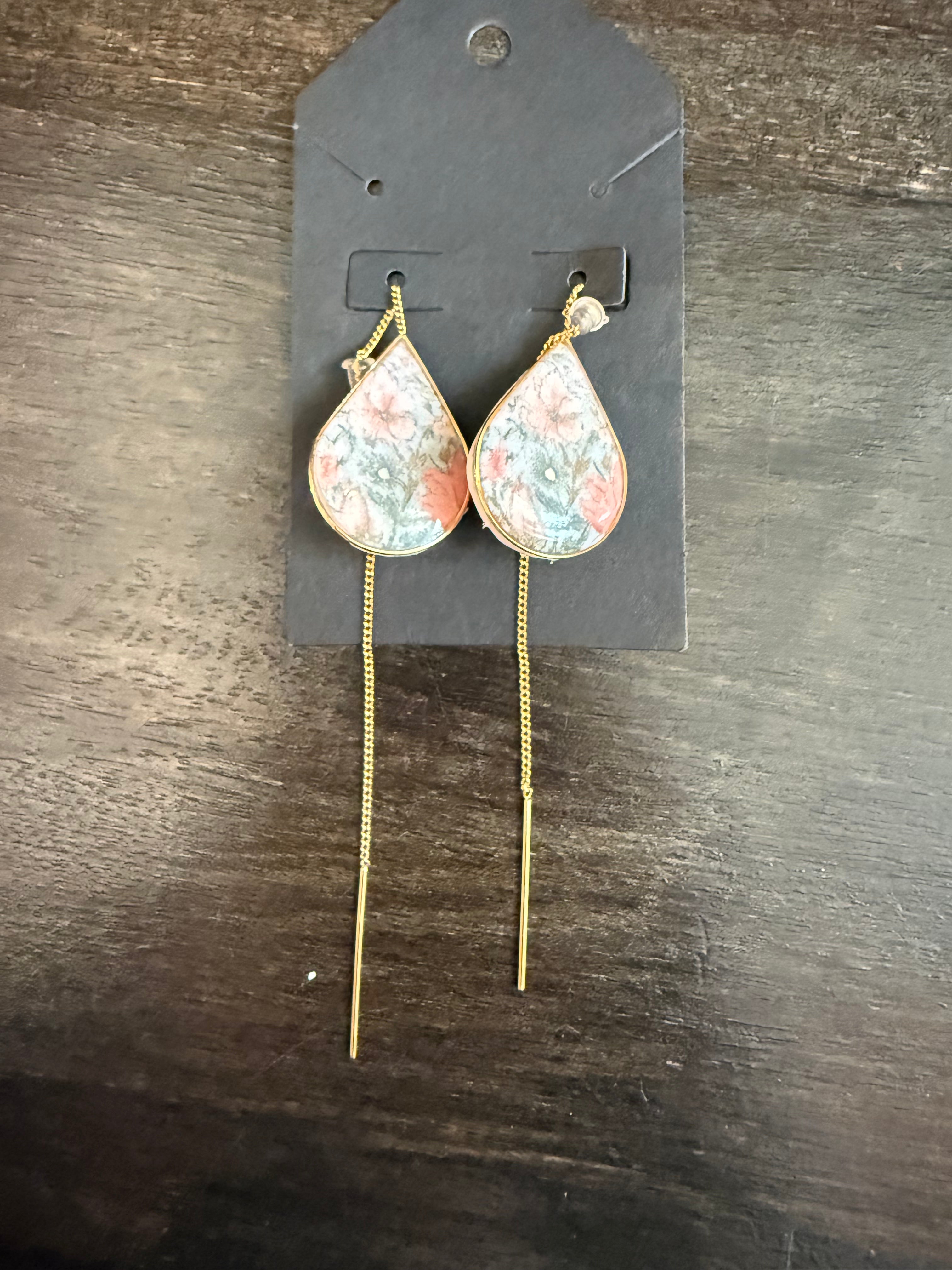 Handcrafted Clay & Resin Earrings by Quinn & Clay