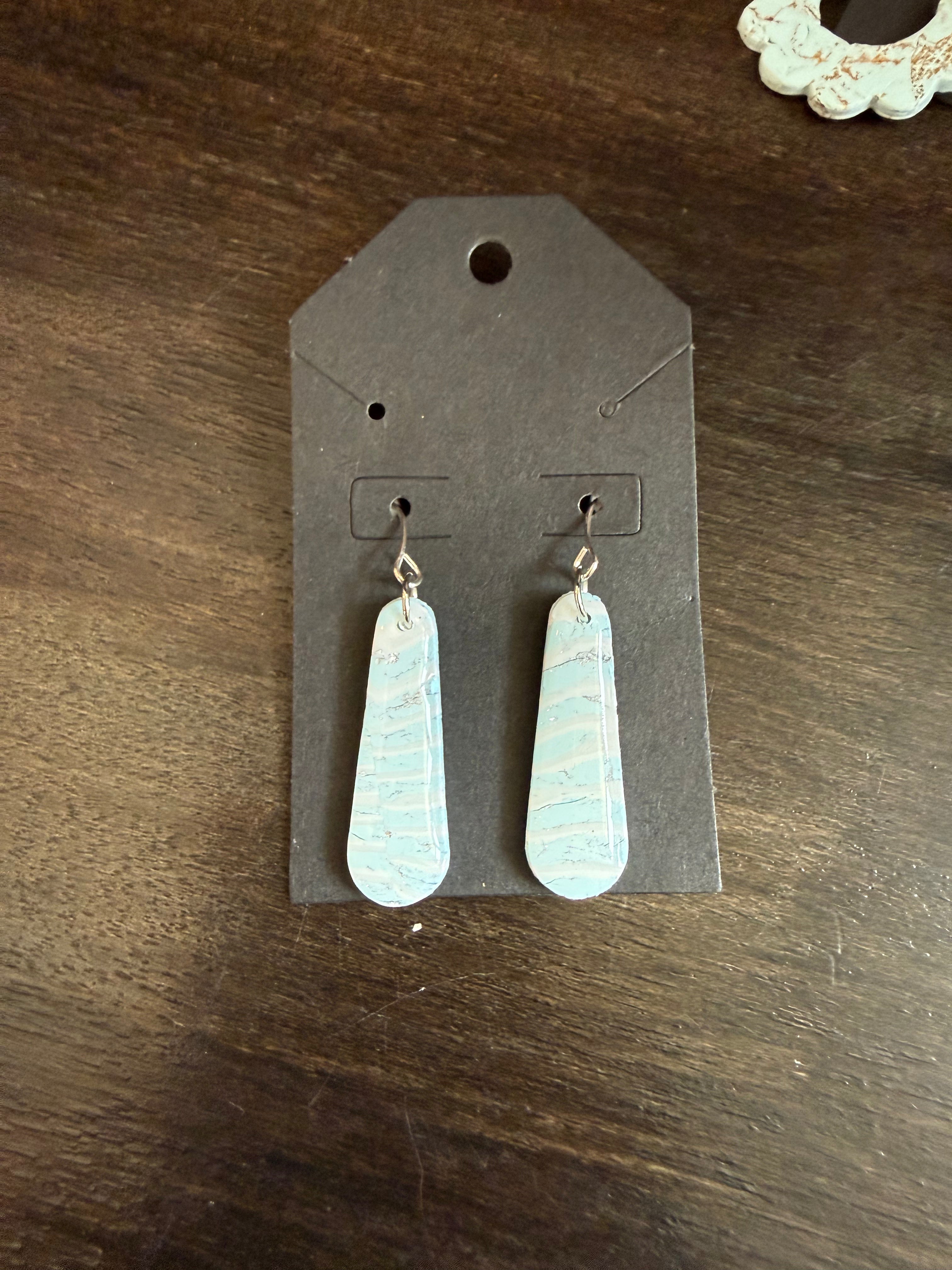 Handcrafted Clay & Resin Earrings by Quinn & Clay