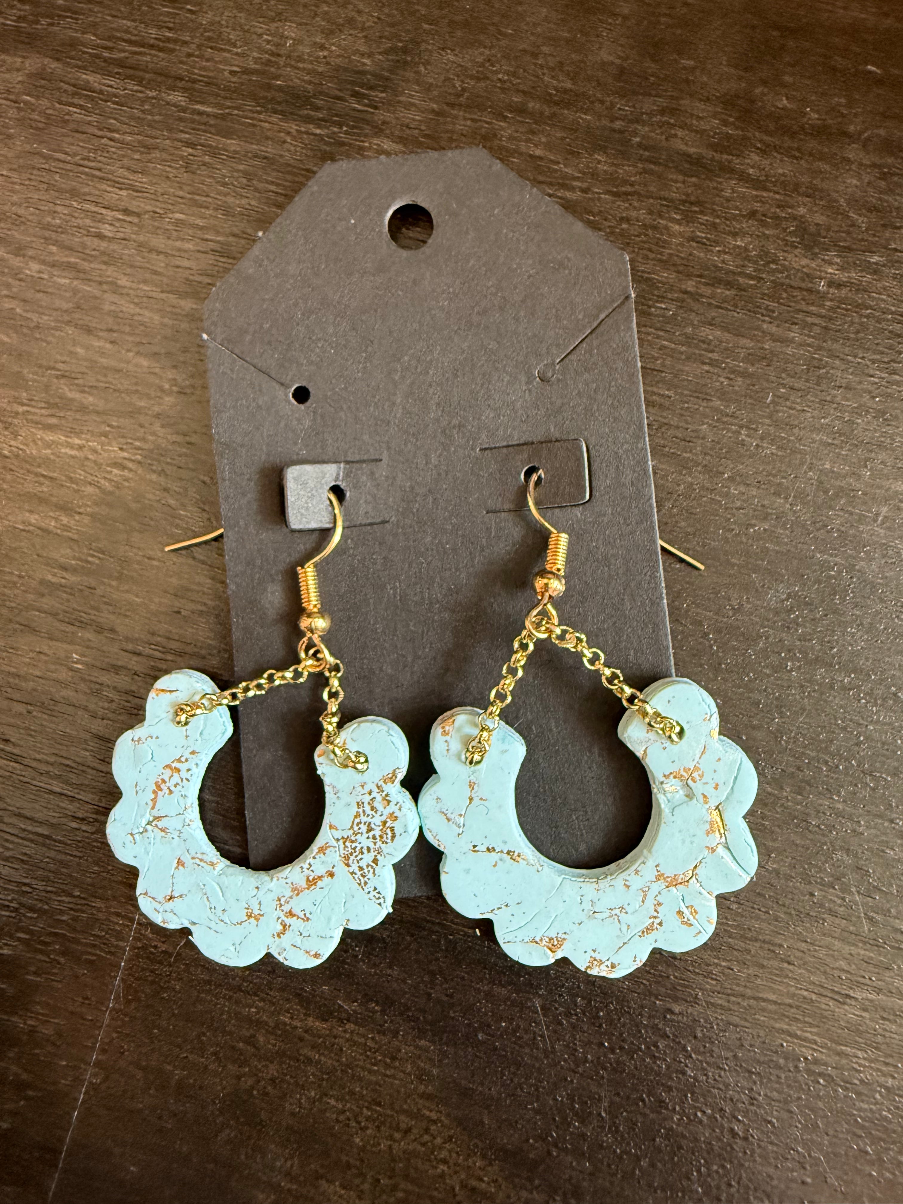 Handcrafted Clay & Resin Earrings by Quinn & Clay