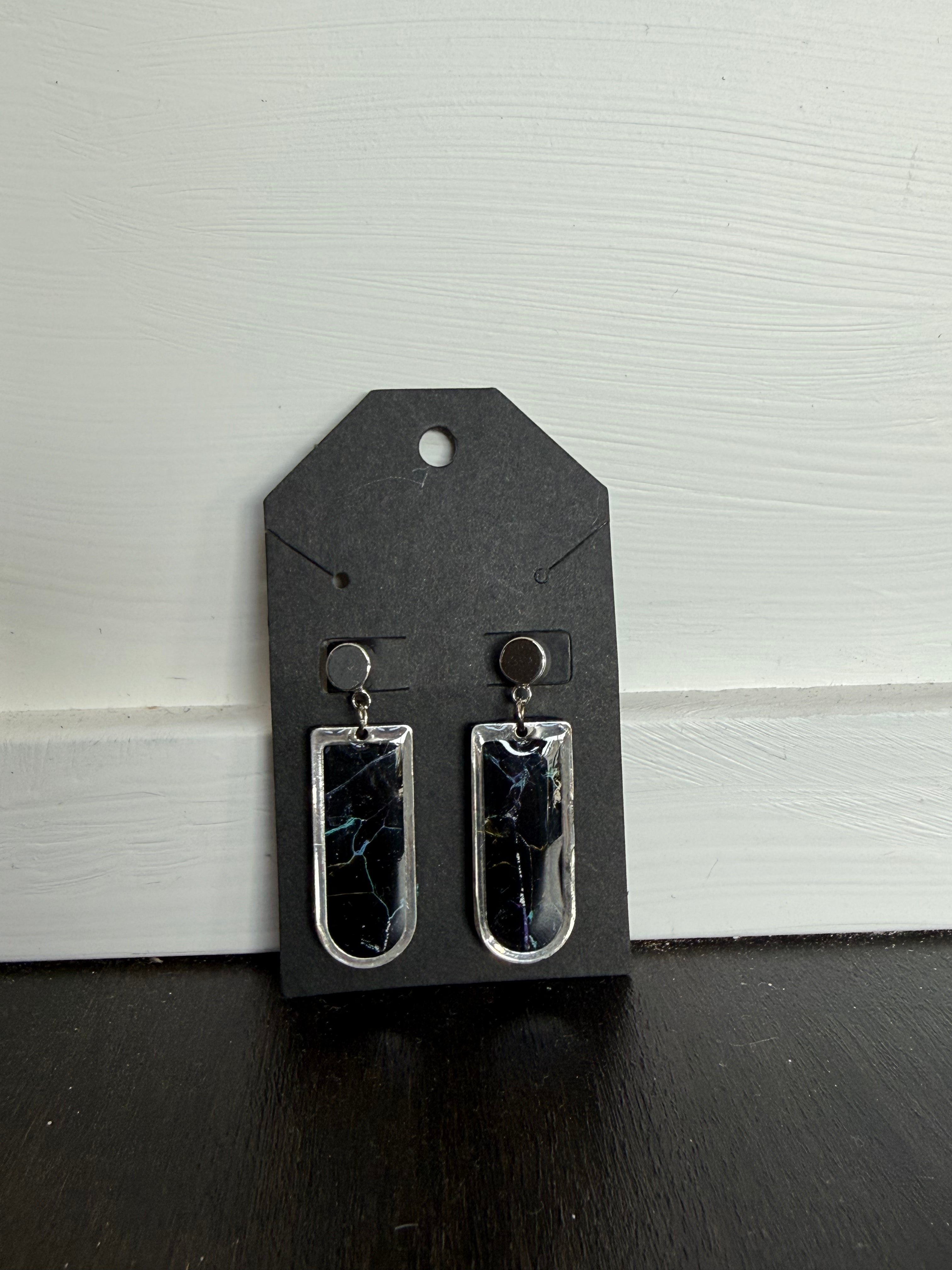 Handcrafted Clay & Resin Earrings by Quinn & Clay