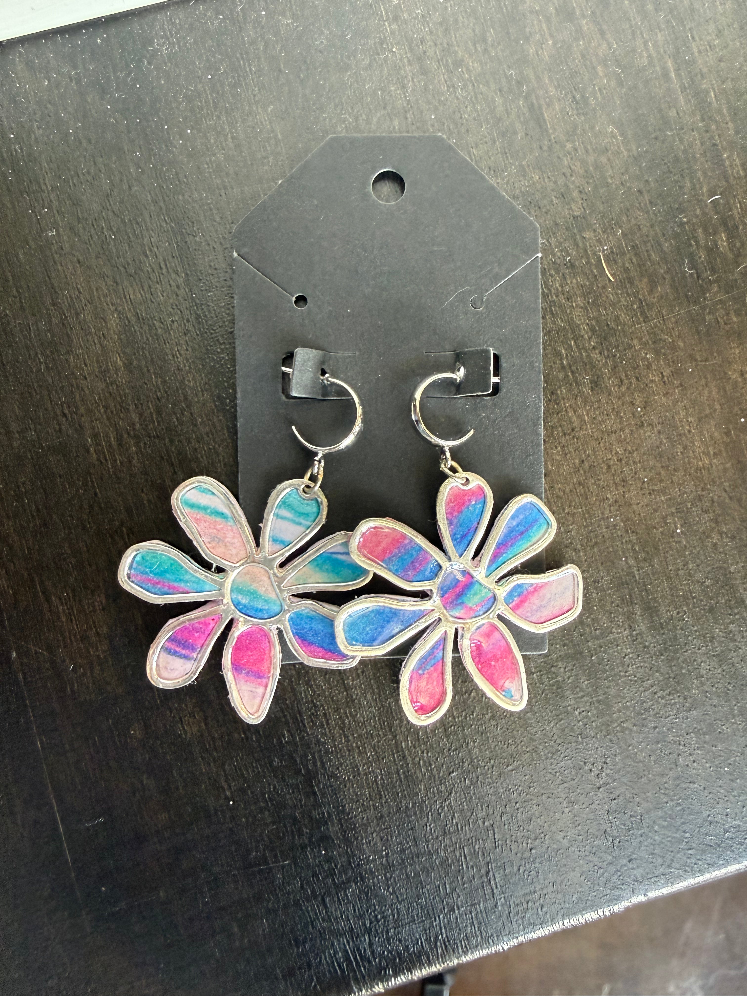 Handcrafted Clay & Resin Earrings by Quinn & Clay