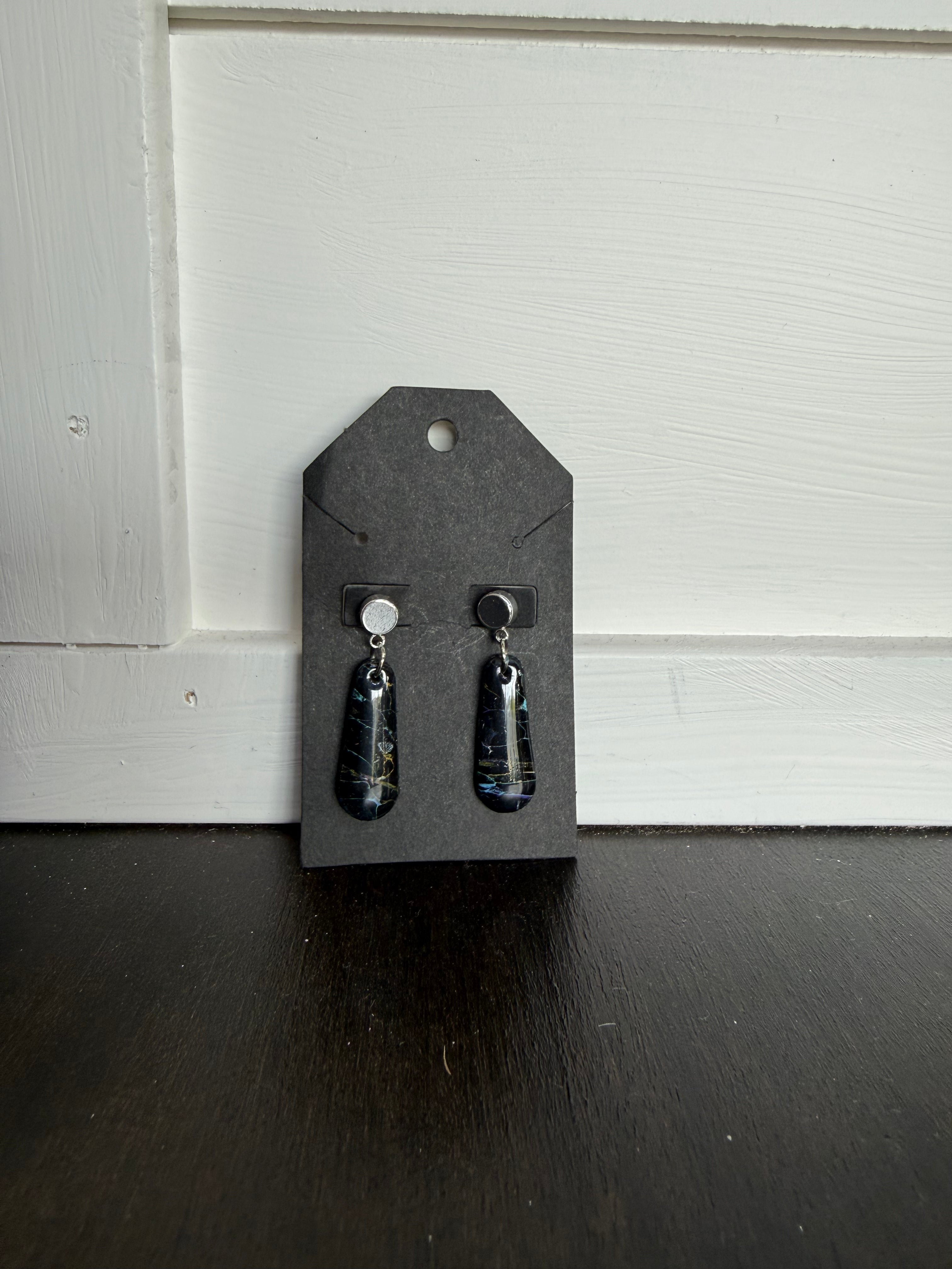 Handcrafted Clay & Resin Earrings by Quinn & Clay