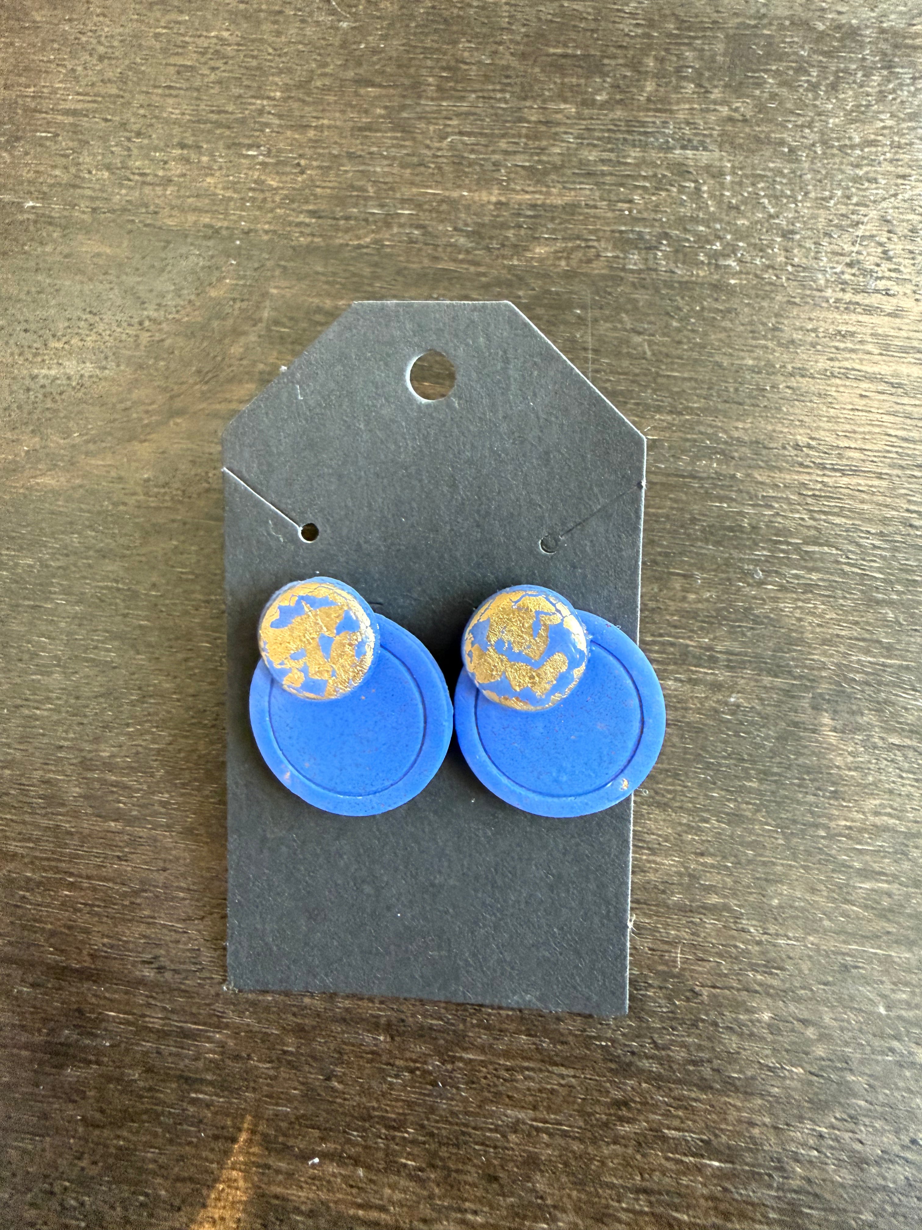 Handcrafted Clay & Resin Earrings by Quinn & Clay