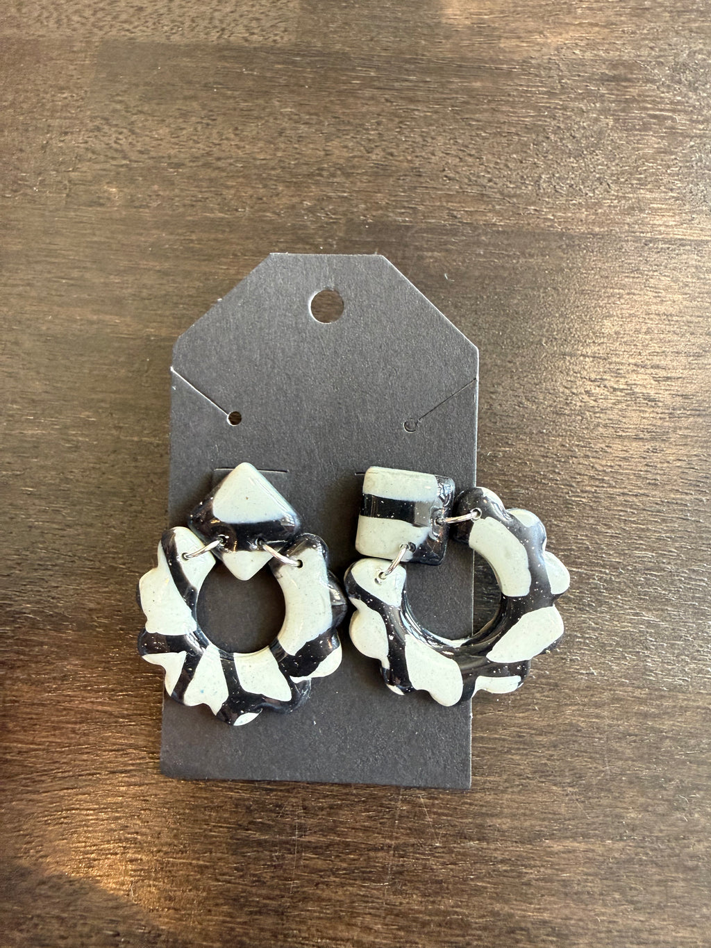 Handcrafted Clay & Resin Earrings by Quinn & Clay