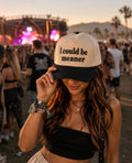 I could be meaner, Two Tone Hat, Embroidered Hats