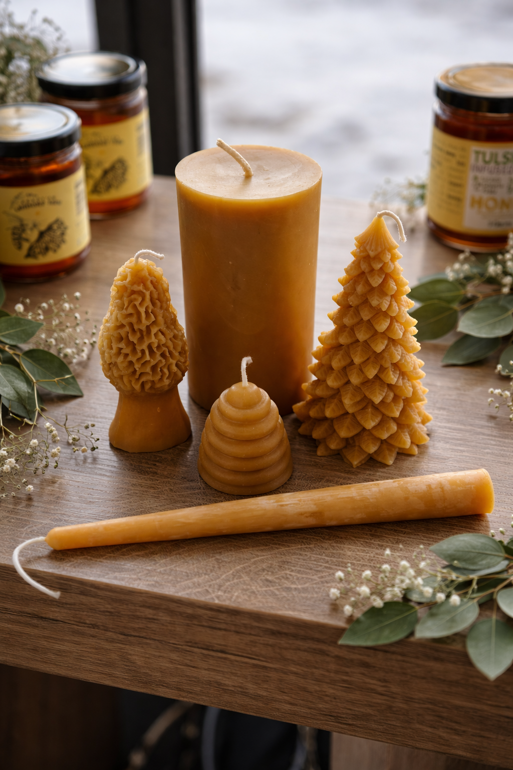 Bees Wax Candles … LOCAL