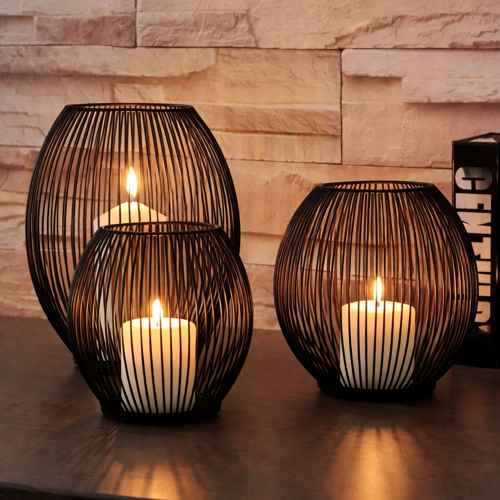 Metal Candle Holders