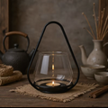 Tear Drop Glass Lantern