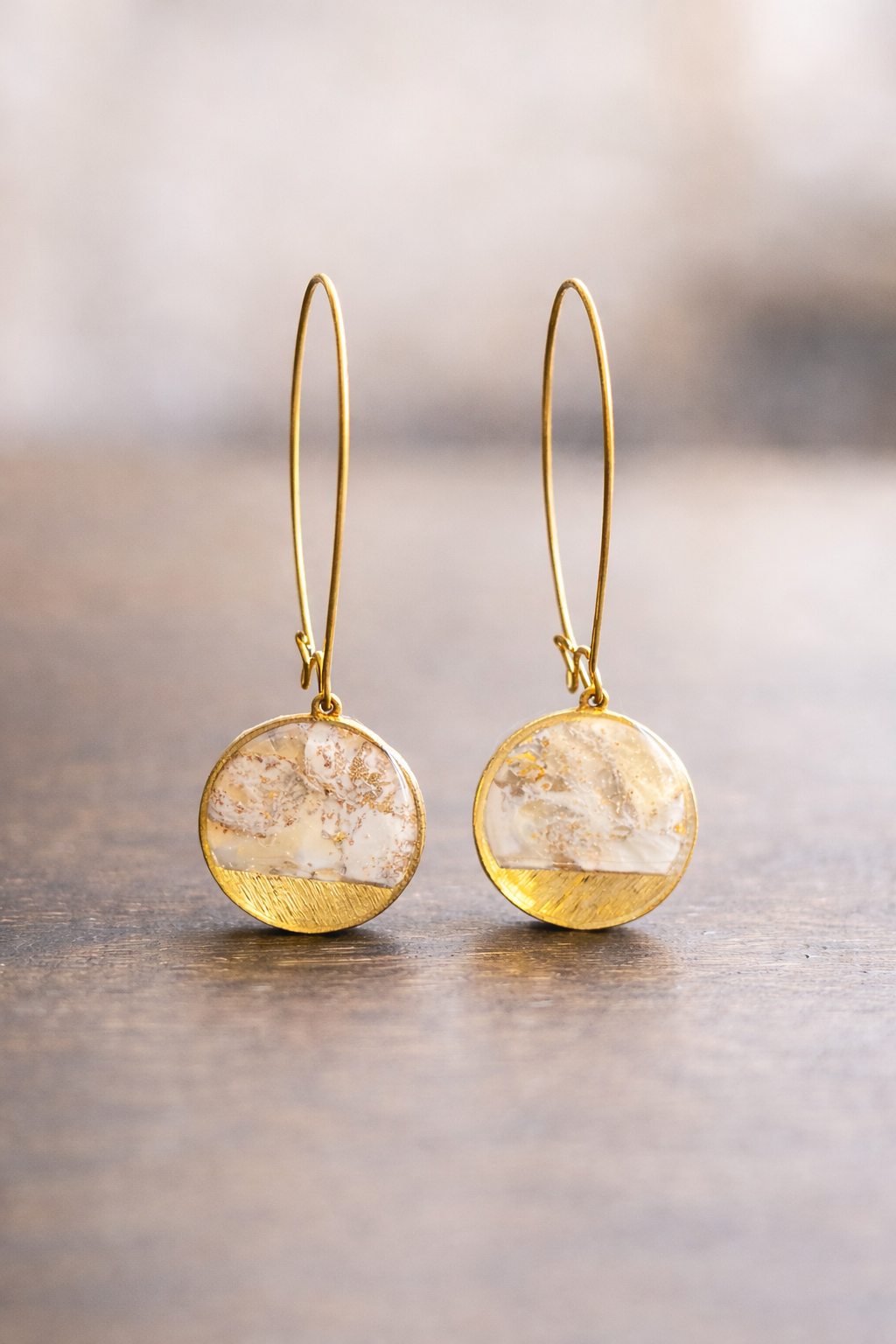 Handcrafted Clay & Resin Earrings by Quinn & Clay