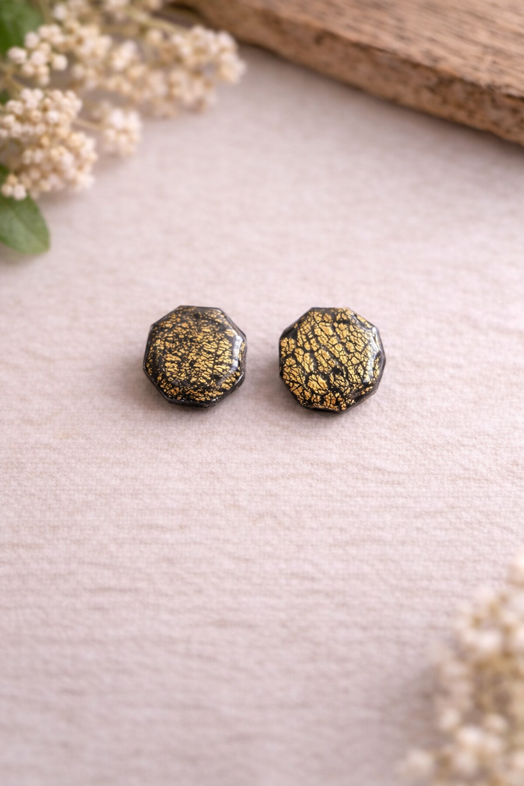 Handcrafted Clay & Resin Earrings by Quinn & Clay