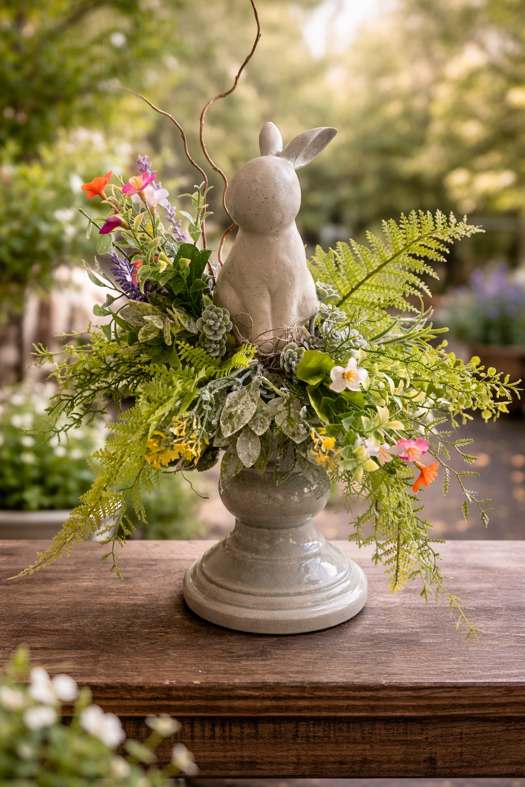 Faux succulent - Large Rabbit
