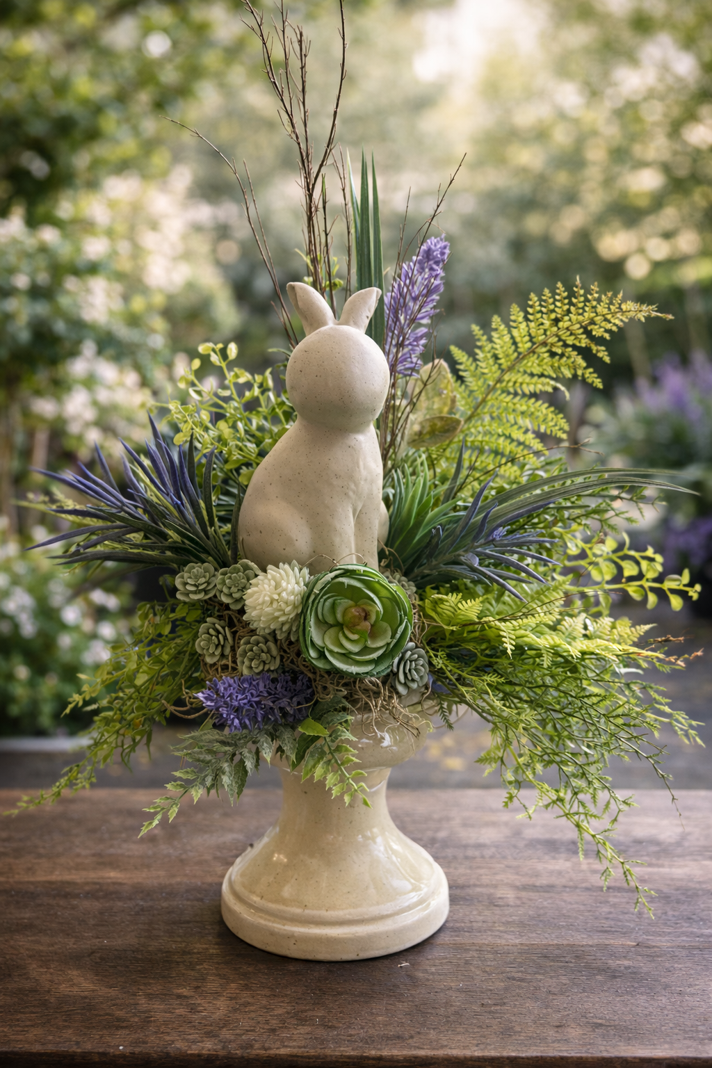 Faux succulent - Large Rabbit