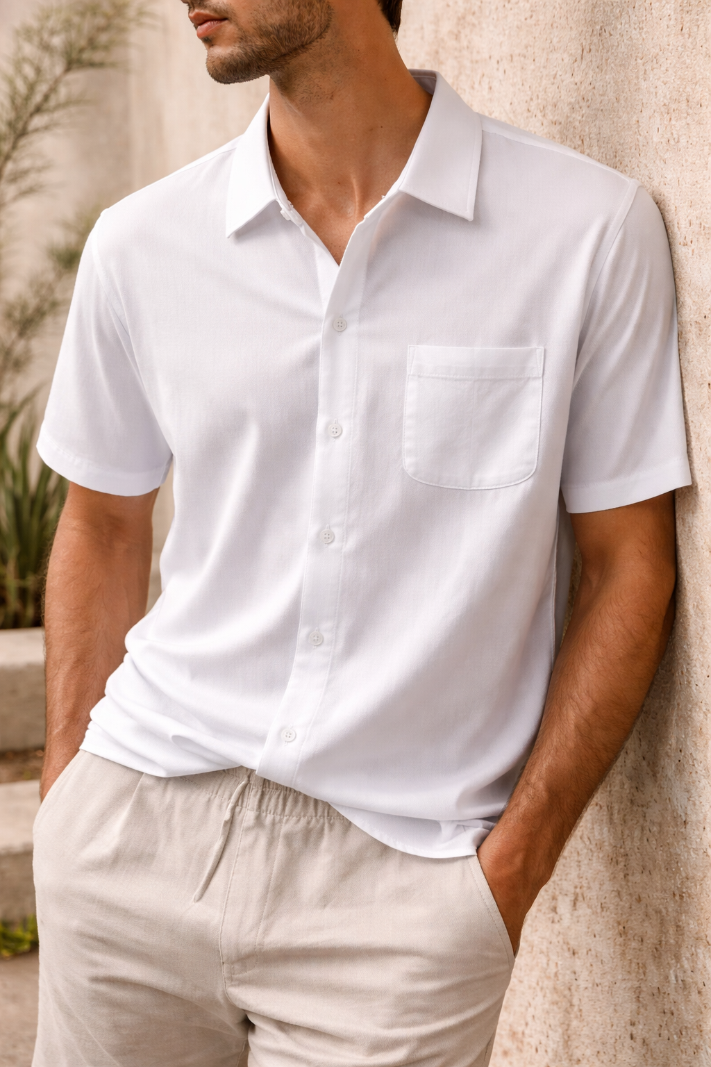 Short sleeve button up - Mens