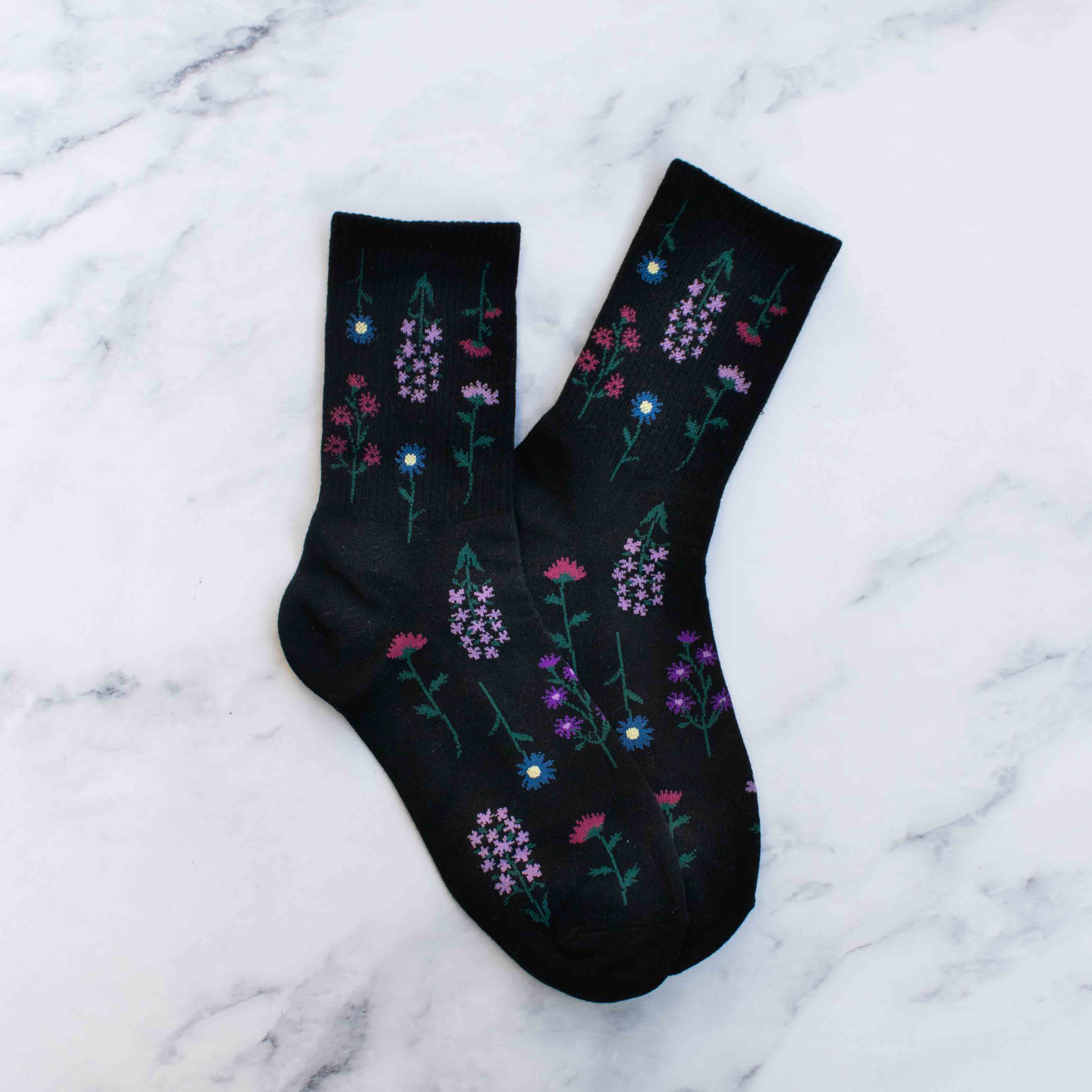 Botanical Garden Casual Socks …Premium