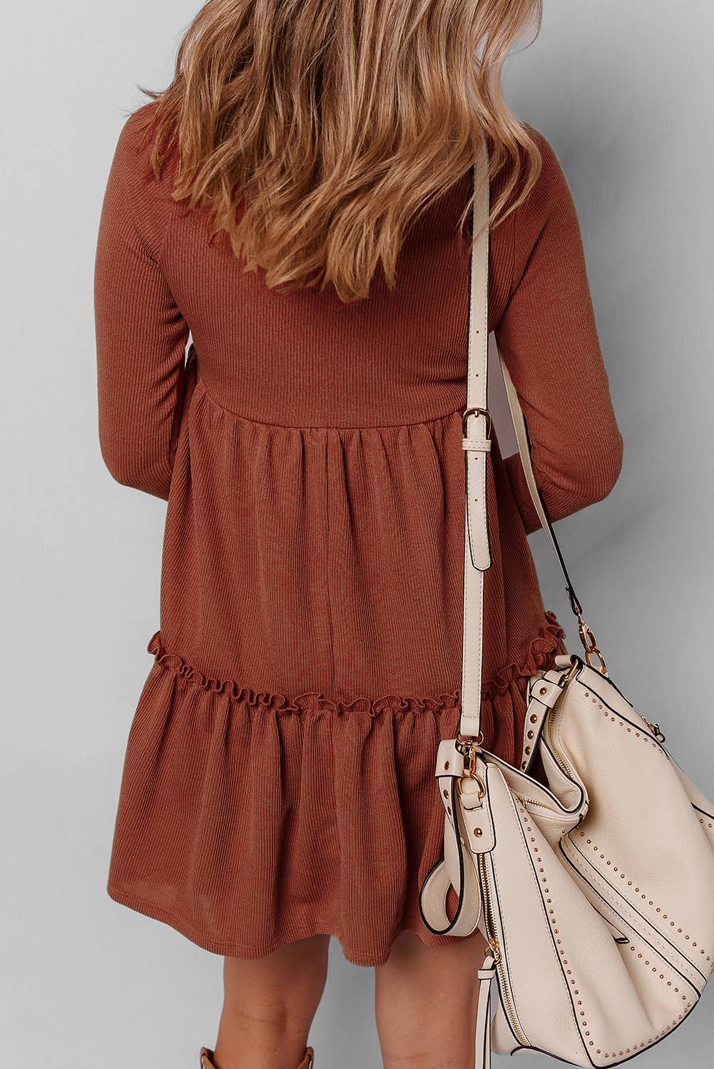 Ribbed Mini Dress