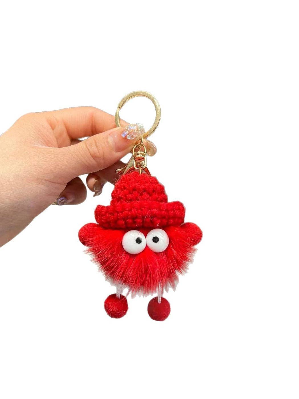 Adorable Soot Ball Plush Keychain
