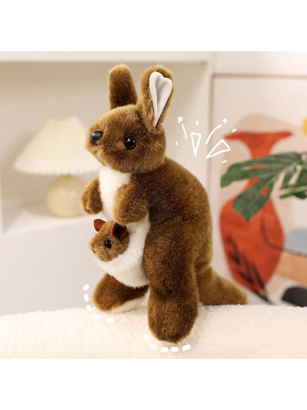 Australian  Kangaroo Plush Toy Stuffed Souvenir Gift