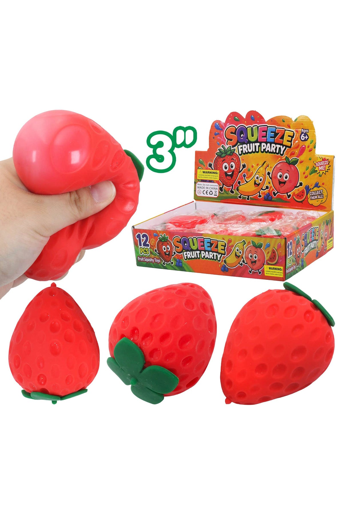 Strawberry Squishy Toy