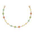 Trucker Hat Chain: Multi-Colored Daisy Chain