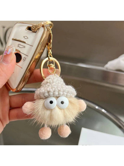 Adorable Soot Ball Plush Keychain