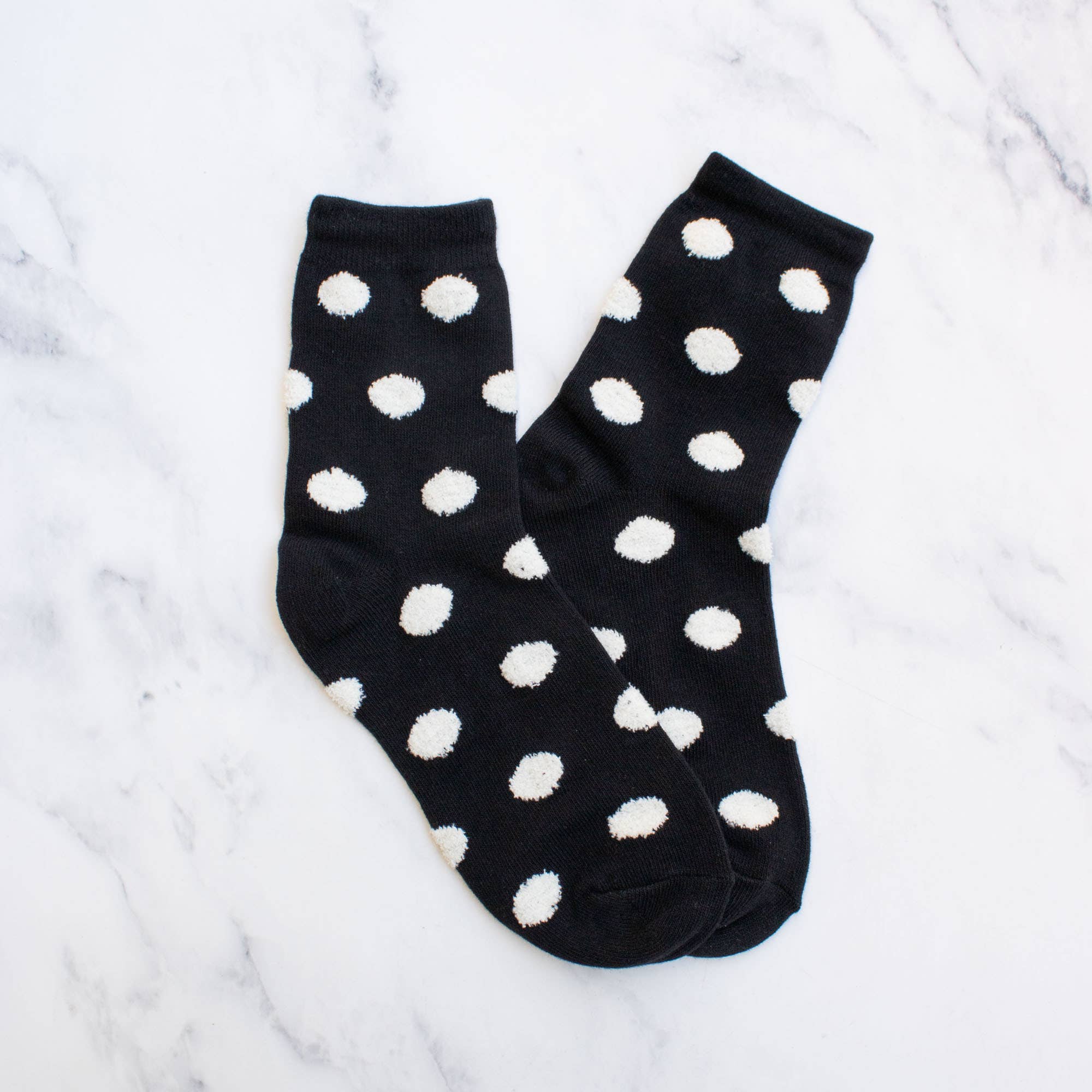 Women's Polka Dots Puff Casual Socks … Premium